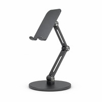 Supporto Pieghevole in Metallo per Telefono con Rotazione a 720 Gradi, Supporto da Scrivania in Acciaio al Carbonio per Ufficio, Streaming Live e Video Chat