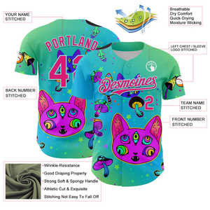 Jersey de béisbol, proveedor directo de fábrica, pedidos personalizados al por mayor, resistente a la humedad, transpirable, diseño duradero para ropa de equipo - Product Image 6
