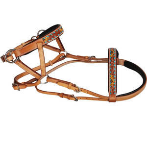 Cuir unisexe adulte Weaver Cuir Travail Tack Futurity Knot Browband Headstall Culotte à fleurs Personnaliser Fabricant - Product Image 3