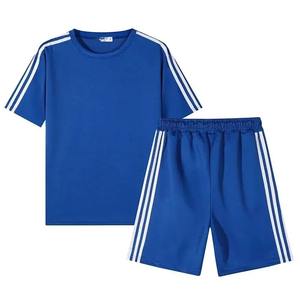 Ensemble de sport de basketball pour hommes, ensemble décontracté à manches courtes pour couple, ensemble deux pièces, shorts d'été, transfrontalier - Product Image 4