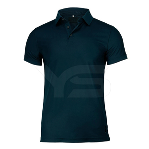 Chemises décontractées respirantes pour hommes à manches courtes en tissu jersey 100% coton, conception personnalisée et broderie, approvisionnement ODM - Product Image 1