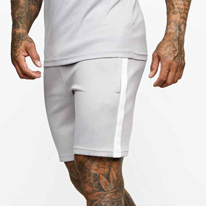 Pantalones cortos de gimnasio de algodón de alta calidad personalizados para hombre, pantalones cortos de entrenamiento informales, pantalones cortos de natación sublimados - Product Image 1