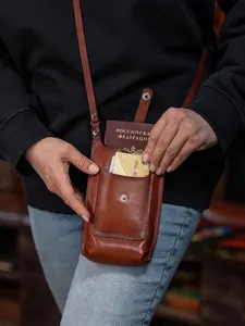 Bolso para Teléfono de Cuero Genuino de Alta Calidad, Accesorio Ideal para Mujeres Elegantes y Prácticas, Directo del Fabricante - Product Image 3