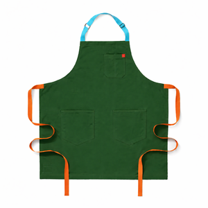 Tablier sans manches en toile premium, résistant à l'huile, réutilisable, pour jardinage, laiterie, restaurant, cuisine, avec logo personnalisé - Product Image 2
