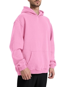 Jersey de mezcla de algodón 100% de peso pesado de alta calidad, sudaderas con capucha personalizadas para hombres, ropa de calle americana, estampado de puff de 450gms para invierno - Product Image 2