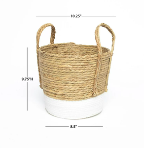 New 100% Eco-Friendly Seagrass <b>Storage</b> <b>Boxes</b> Handmade XL Fruit Baskets Multipurpose <b>Folding</b> Wholesale Laundry Basket - Product Image 2