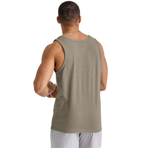 Men's Casual Workout Tank Top Breathable Knitted Fitness Sportswear Plus Size Sleeveless <b>Muscle</b> <b>Vest</b> Casual Tank Tops - Product Image 1