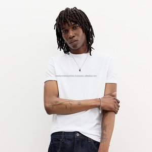 เสื้อยืดคอตตอนแบบหนาจาก100% เสื้อยืดไหล่ปล่อยแบบเฮฟวี่เวท - Product Image 1
