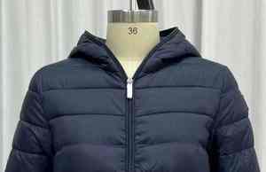 Buy Men's Solid Color <b>Hooded</b> Puffer <b>Jacket</b> <b>Padded</b> Plus Size Winter Reversible Breathable Zippered Front Logo - Product Image 6