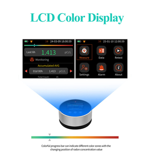 Détecteur de radon domestique amélioré, alarme sonore et visuelle, surveillance à long terme de la concentration de radon pour le sous-sol de la maison, pCi/L ou Bq/m³ - Product Image 3