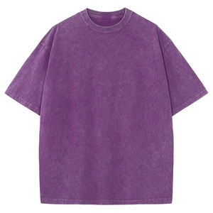 เสื้อยืดผู้ชายลำลองทรงโอเวอร์ไซส์ สีพื้น ผ้าฝ้าย 100% เป็นมิตรกับสิ่งแวดล้อม ต้านเชื้อแบคทีเรีย เนื้อผ้าหนา แห้งเร็ว ระบายอากาศได้ดี - Product Image 2