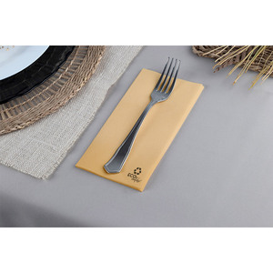 Tovaglioli Eco Nature 40x40cm Piegati 1/8, Morbidi e Asciutti, 480 Pezzi, B2B - Product Image 1