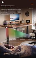 Bureau assis-debout électrique ergonomique à réglage rapide de la hauteur, double moteur, pour la maison, le bureau et les meubles de bâtiment
