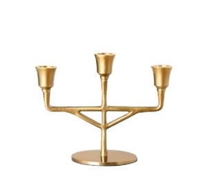 เชิงเทียนทรงสูงสำหรับตกแต่งทำด้วยมือเชิงเทียนโลหะสำหรับตกแต่งบ้าน - Product Image 1