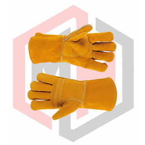 Gants de travail en cuir ignifuges, antidérapants, flexibles, respirants, résistants aux déchirures, antistatiques, sans silicone, pour les mains et les bras - Product Image 6
