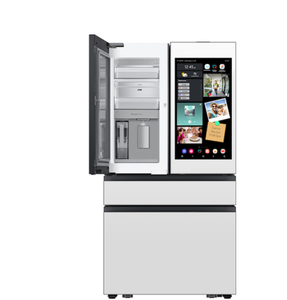 NOUVEAU Réfrigérateur à portes françaises 4 portes (29 pieds cubes) Ft.) avec Family Hub en verre blanc - Product Image 2