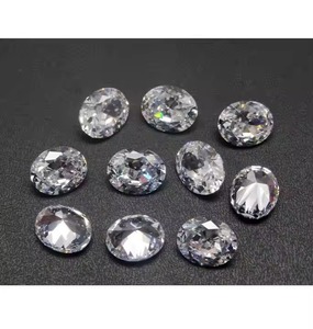 Diamant naturel certifié GIA certifié ovale coupe 0.5 CT à 1.0 CT E couleur VVS2 clarté bijoux en diamant en vrac toutes tailles disponibles - Product Image 1