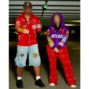 Proveedor de Sudaderas con Bordado de Letras de Invierno al por Mayor, Sudadera de Felpa 100% Algodón Duradera con Bordado de Parche Cosido para Compras al por Mayor - Product Image 6