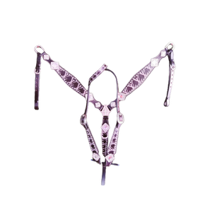 Fancy Horse Western Headstall & Breast Collar Set Cuero Ligero Personalizado Con cuentas Diseño de temporada Equipo de equitación - Product Image 1