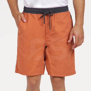 กางเกงขาสั้นผู้ชายสไตล์ใหม่สั่งตัดได้ ผ้าฝ้าย 100% สีพื้นลำลอง เอวกลาง สีตามสั่ง มีจำหน่าย ผลิตในปากีสถาน - Product Image 1