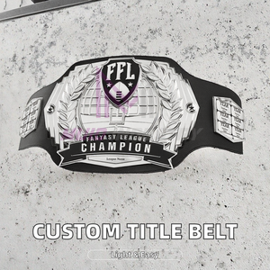 Custom Fantasy Football Edition Ligero Universal Championship Title Belt Grappling Martial Art Style - Product Image 3