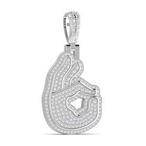 Colgante de plata de ley S925 de lujo Pass Diamond Tester Hip Hop Jewelry Charms Iced Out Custom Vvs Lab Grown Diamond - Product Image 2