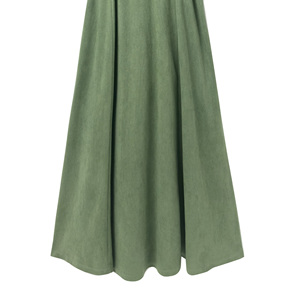 2024 otoño YiFeng ropa nuevo diseño manga larga Creer vestidos personalizados Vintage OEM elegante señoras terciopelo polar Maxi camisa vestido - Product Image 4
