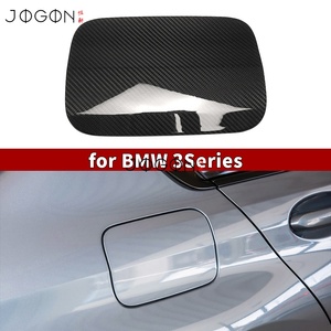 Couvre-réservoir de carburant arrière pour <span class=keywords><strong>BMW</strong></span> Série 3 G20 G22 320i M340i 2021 2022 2023 2024, garniture de <span class=keywords><strong>bouchon</strong></span> de réservoir de carburant en fibre de carbone véritable, extérieur - Product Image 2