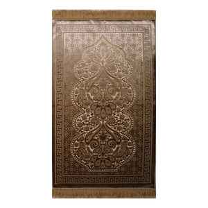 Alfombras de Oración Musulmanas al por Mayor, Antideslizantes, de Color Sólido, Teñidas, de Terciopelo, Ligeras, de Alta Calidad, Diseños Personalizados - Product Image 1