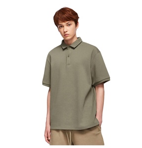 เสื้อผู้ชายแขนสั้นผ้าคอตตอนถักเนื้อหนา 100% สำหรับฤดูหนาว สไตล์ลำลอง รับผลิตแบบ ODM แบรนด์ส่วนตัว ดีไซน์เรียบง่าย - Product Image 1