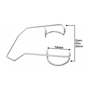 Retractor de Párpados Autoestático de Acero Inoxidable Premium Barraquer - Instrumento Quirúrgico Oftálmico Manual para Cirugía de Ojos - Product Image 1