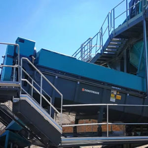 Laveuse à sable spirale haute performance Constmach 200-400 TPH avec pompe à noyau de moteur AC et composants d'engrenage pour le lavage de billes - Product Image 1