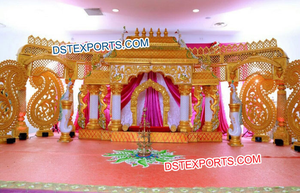 Mandap de mariage Bollywood tendance pour l'extérieur aux Fidji, décoration de mandap de mariage Bollywood, meilleur mandap pour événements de mariage, mandap Bollywood Calgary USA - Product Image 5
