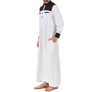 Nouvelle conception 2025, Thobe arabe de haute qualité pour hommes, Jubbah thermique à manches longues, respirant, grande taille pour l'automne, vente en gros - Product Image 2