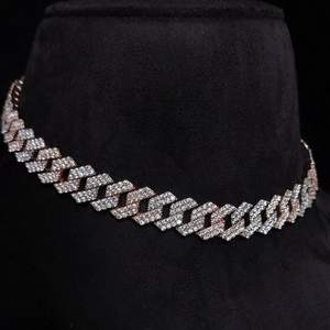 Pulsera Cubana de Lujo con Incrustaciones de Moissanita, Chapada en Rodio, Joyería Ortodoxa de Hip Hop, Regalo para Fiestas, 35 Quilates - Product Image 6