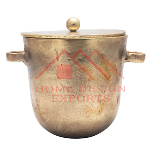 ถังแช่ไวน์สีทองโบราณพร้อมถังแช่ไวน์ถังแช่ไวน์ดีไซน์ใหม่ล่าสุดพร้อมโลโก้ที่กำหนดเอง - Product Image 1