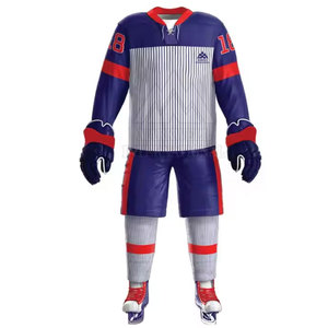 ชุดกีฬาเสื้อกีฬาฮอกกี้น้ำแข็งชุดทีมออกแบบได้ตามต้องการ - Product Image 2