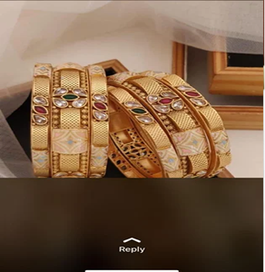 กำไลข้อมือชุบทองดีไซน์เนอร์สำหรับผู้หญิงเครื่องประดับแฟชั่นสำหรับเป็นของขวัญ - Product Image 2