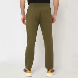Pantalons en toile décontractés pour hommes, 100% haute qualité, légers, sur mesure, couleur unie, séchage rapide, coupe-vent, respirants, en coton - Product Image 2