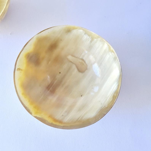 Bol en corne de buffle naturelle artisanal, élégant, poli, plateau à dessert, plateau à fruits secs, vaisselle artisanale, portable, fait à la main - Product Image 2