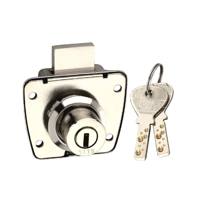 Chitra Drawer Lock Zinc Alloy Housing And Cylinder 23mm Cabinet Lock With Key High quality zinc alloy hardware fitting