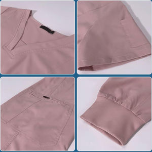 Ensembles d'uniformes de gommage médical personnalisés Ensemble d'uniformes du personnel infirmier Uniformes de gommage d'hôpital pour femmes unisexe - Product Image 3