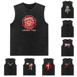 เสื้อกล้ามระบายอากาศได้ดีสำหรับผู้ชายเสื้อกล้ามผ้าฝ้าย100% ใส่ไปยิมฤดูร้อนพิมพ์ลาย3D แบบกำหนดเอง - Product Image 3