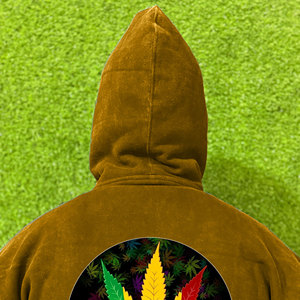 Sudadera con Capucha Personalizada, Ecológica, 100% Algodón, Estilo Vintage, Hombros Caídos, Corte Regular, Manga Larga, Estilo Francés - Product Image 6