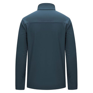 Vente en gros de veste coupe-vent en nylon softshell personnalisée pour hommes 2025 vintage avec fermeture éclair délavée pour l'hiver - Product Image 2