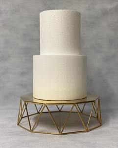 Support à gâteau en bois et résine support à dessert décoratif élégant pour fête d'anniversaire de mariage et utilisation de cuisine à domicile moderne d'Inde - Product Image 1