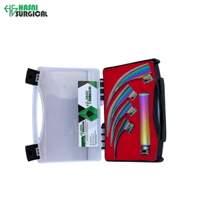 Juego de Laringoscopio Manual de Fibra Óptica de Acero Inoxidable de Alta Calidad, Multicolor, Más Vendido - Product Image 2