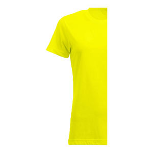 T-shirt personnalisé pour femme, col rond, manches courtes, style streetwear, uni, respirant, en tissu polaire, coton biologique écologique, gaufré - Product Image 6