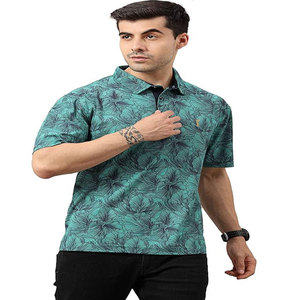 Alta calidad cuello redondo estilo casual logo imprimible Hombre Ropa 100% algodón Polo camiseta - Product Image 6