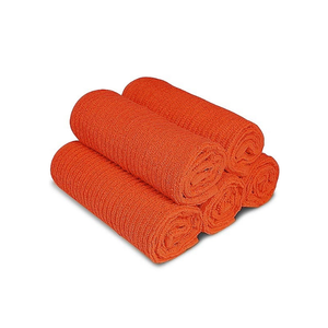 Azul suave 100% algodón ecológico orgánico de secado rápido bordado Waffle tejido 550GSM resistente a la decoloración de alta resistencia - Product Image 4